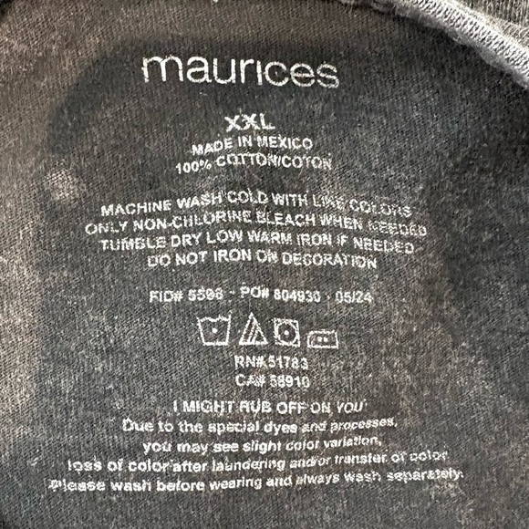 Maurices Women Graphic Crew Neck Short Sleeve Tee Shirts Bundle  XXL 1X Floral - Picture 9 of 14